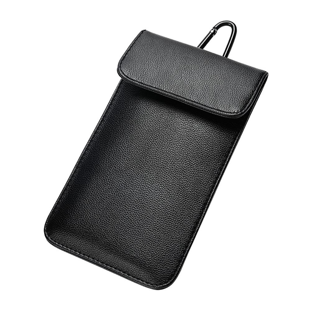 Cell Phone Signal Blocking Bag with Mountaineering Buckle, Anti Radiation Signal Shielding Bag, Multi functional Storage Bag