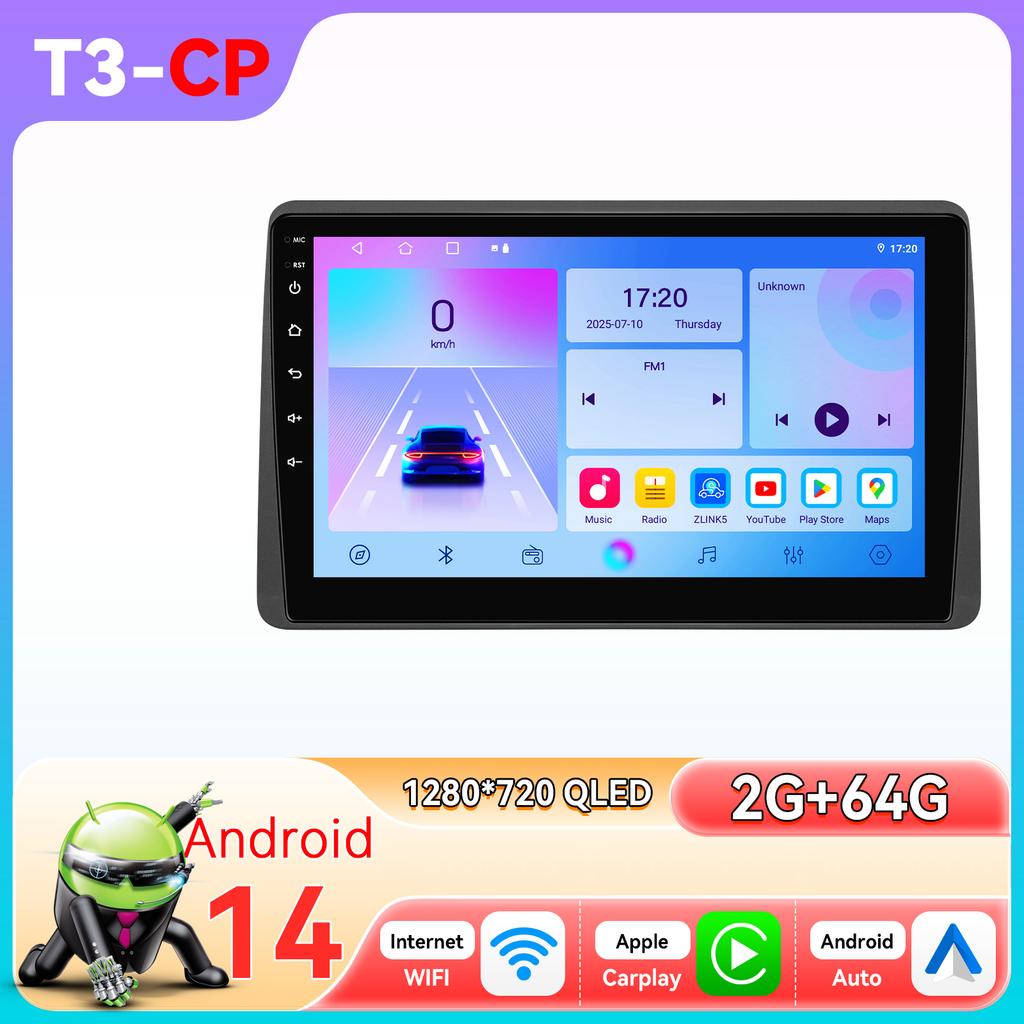 Hizpo Мультимедийный плеер Snapdragon Android для Renault Duster HM 2 II 2020-2021 Arkana 1 I 2019-2021 Авто Carplay Стерео Интеллектуальный Экран GPS