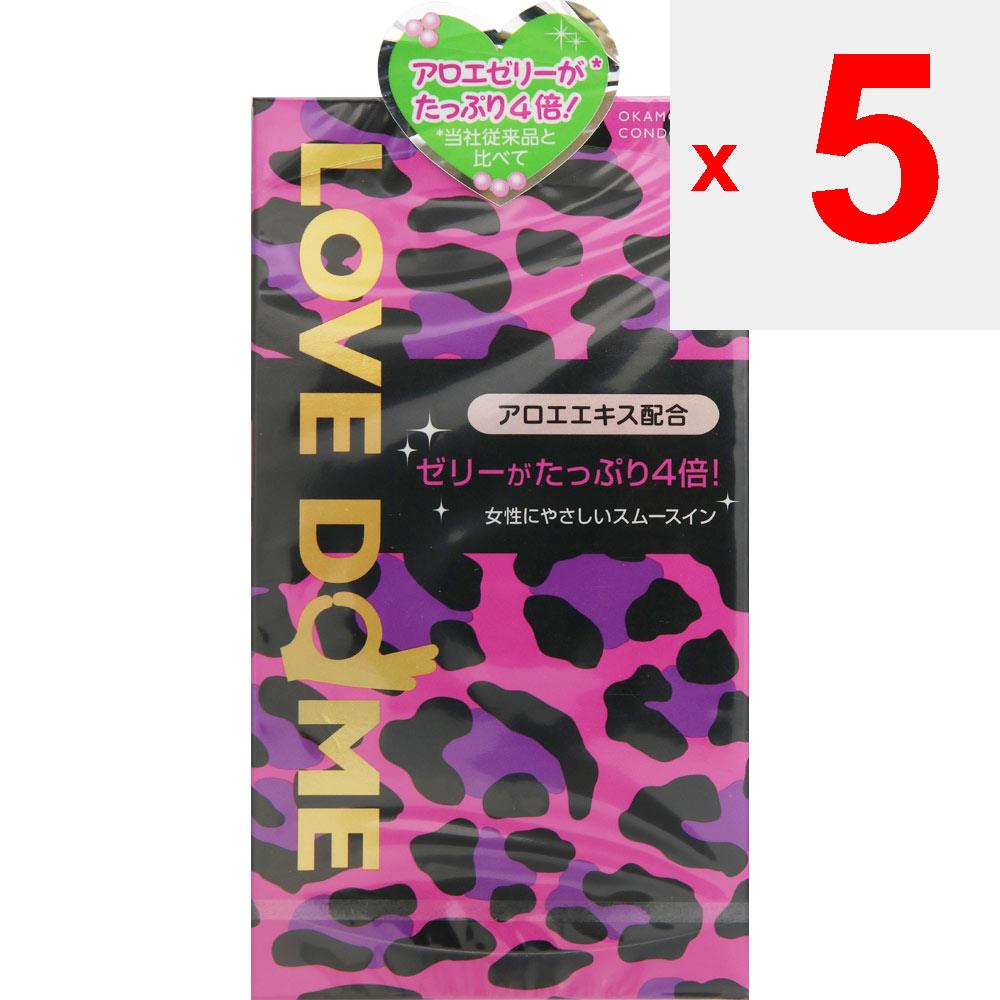 okamoto Love Dome Пантера 12 шт.. Упаковка из 1 шт. Стандартный тип, для женщин, гладкий, упаковка из 1 шт.