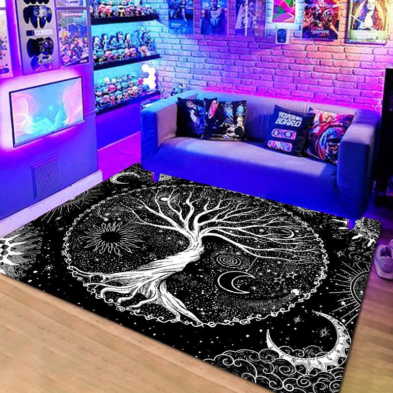 1 шт. против усталости кухонные коврики с принтом «Древо жизни» водонепроницаемый нескользящий толстый мягкий кухонный коврик сверхмощный комфортный коврик для кухни