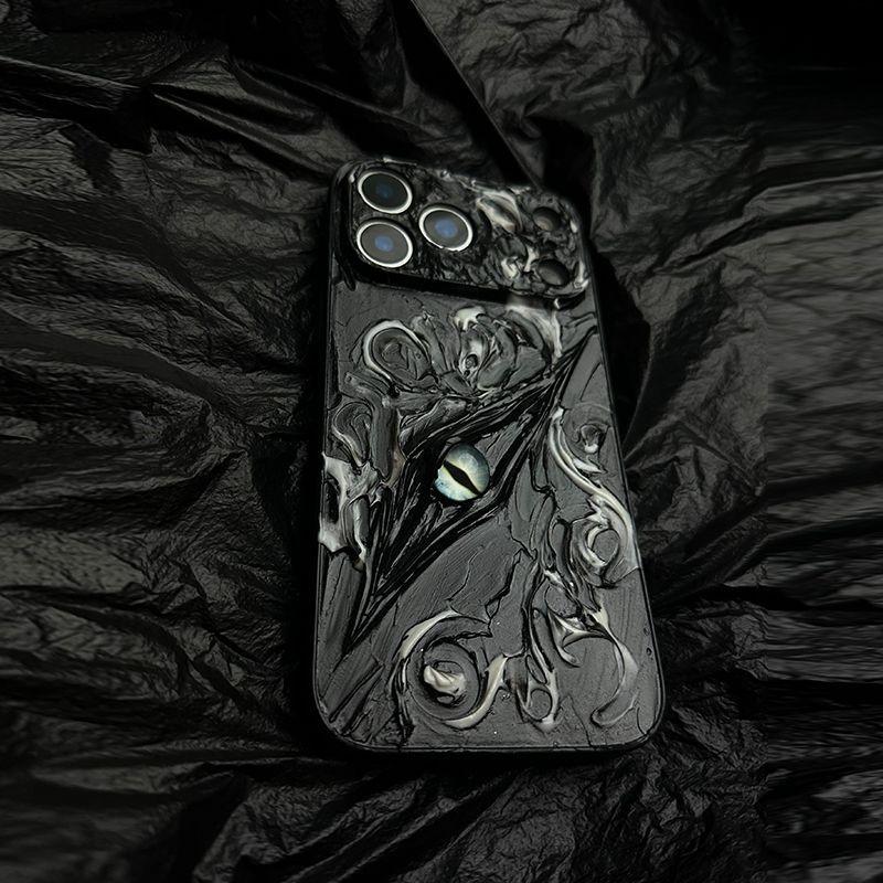 Elf grandma gray eye for apple 17pro mobile phone case iPhone new 15Pro new all-inclusive personality