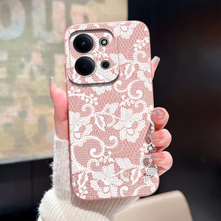 Чехол для Xiaomi Redmi 15C 14C 13C 12C Сияющий Цветочный Горный Ударопрочный Защитный Модный Чехол для Redmi15C redmi14c Coque