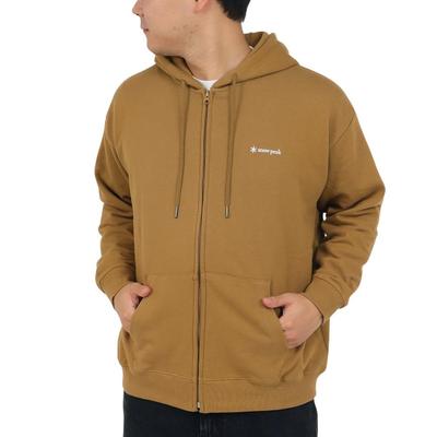 Snow Peak Parka Sweat Logo Hoodie Zopper CY Camel SPE-SW-23AU001 (Camel/M/Мужской)