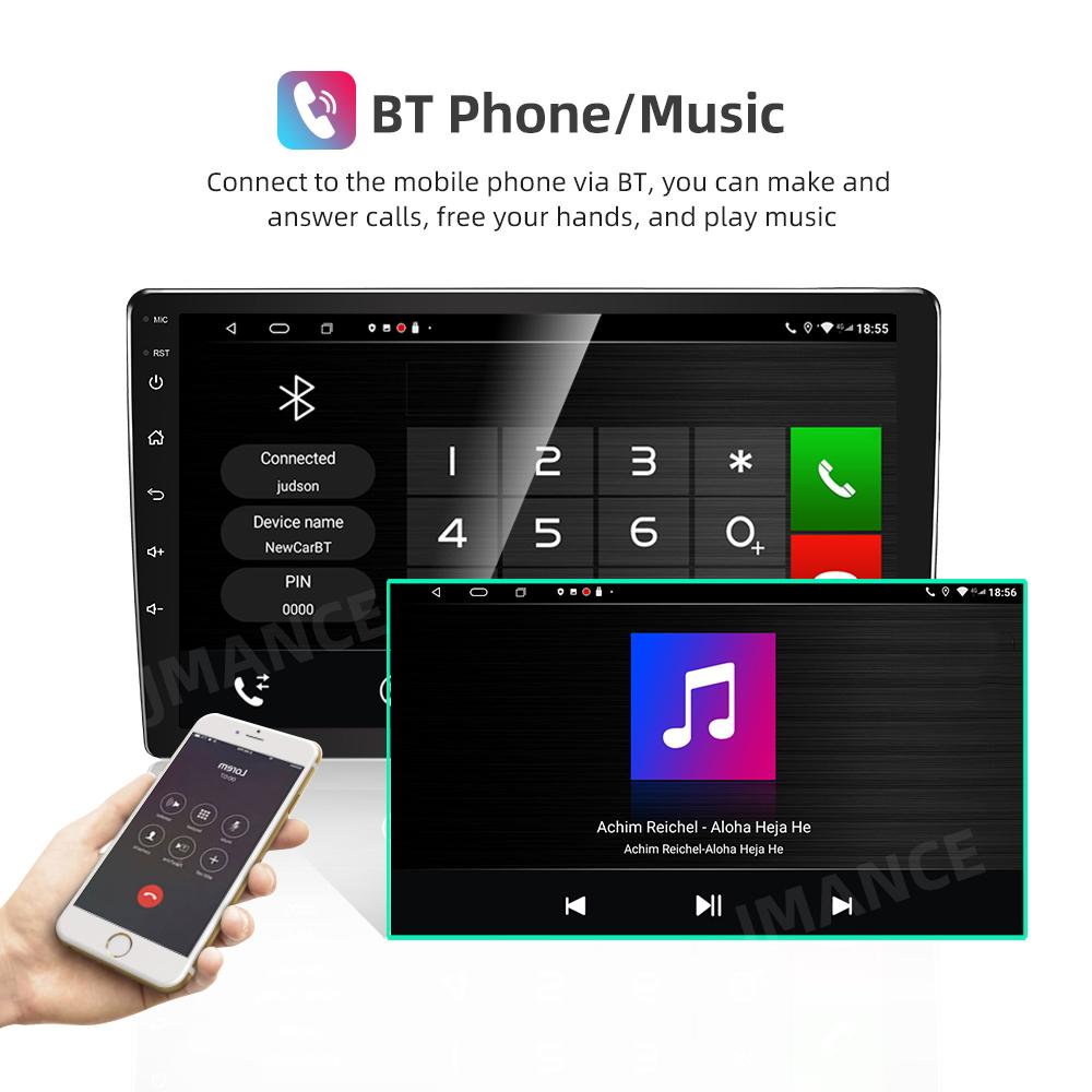 Универсальный плеер Android Toyota 7 дюймов 2 Din автомагнитола Carplay навигация GPS WiFi RDS DSP AM