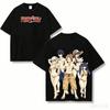 Hot Japanese Anime Fairy Tail Washed T Shirt Tshirt Y2k Unisex Gothic Cotton Oversized Tshirt Short Sleeve Casual Clothing