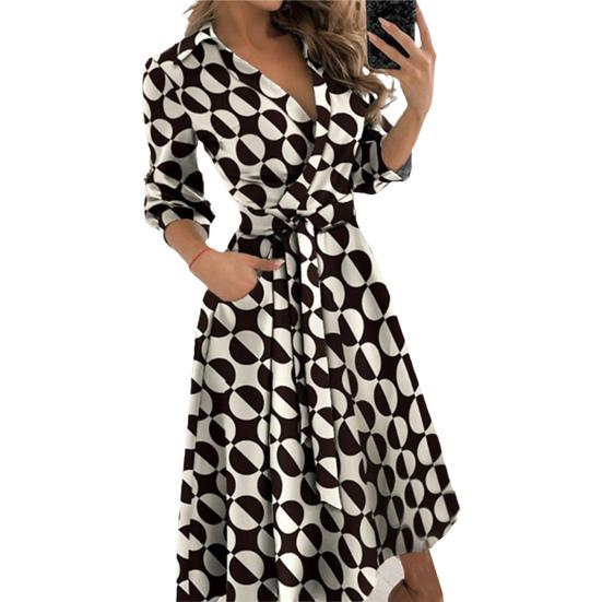 Леди Нижние юбки размера плюс женское платье с принтом бабочки и v-образным вырезом на шнуровке с длинными рукавами вечернее платье для банкета