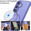 Coque de Protection - BOOLING - pour Samsung Galaxy S25 FE - avec Anneau Magnétique Film Caméra - Violet