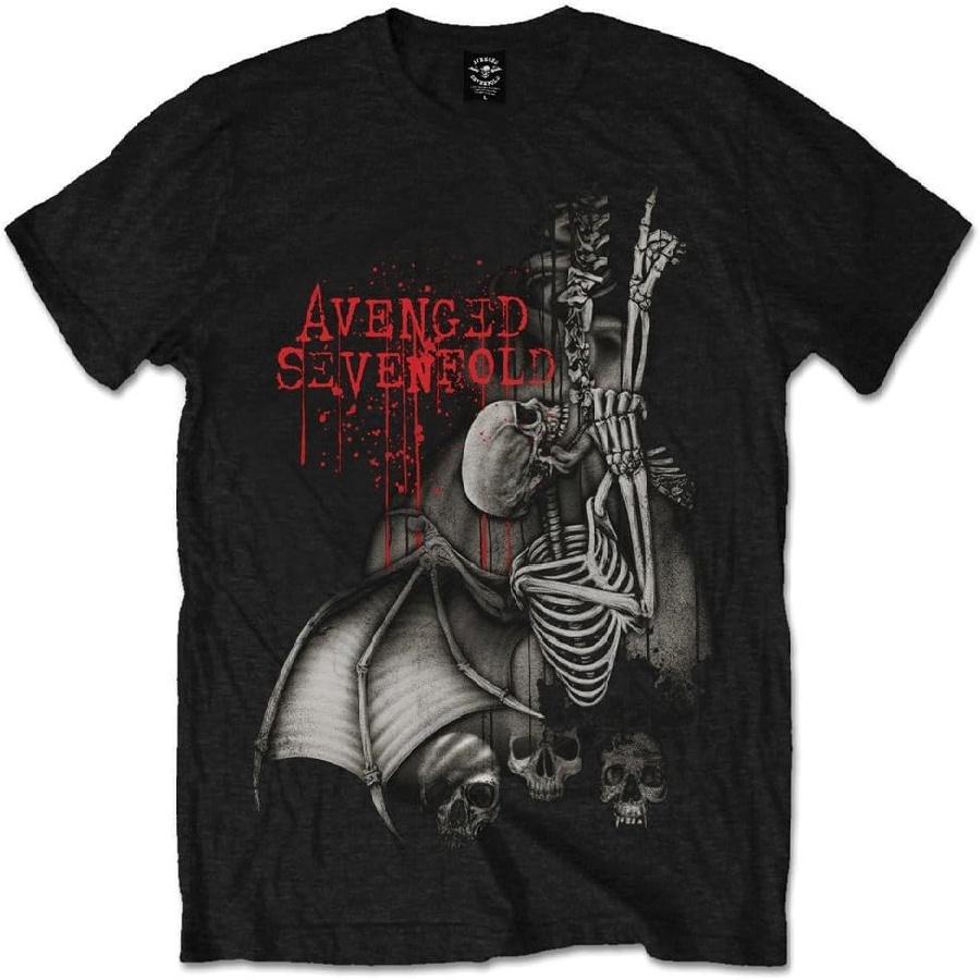 Унисекс Взрослая футболка Avenged Sevenfold 'Climber' (XXL) (черный)