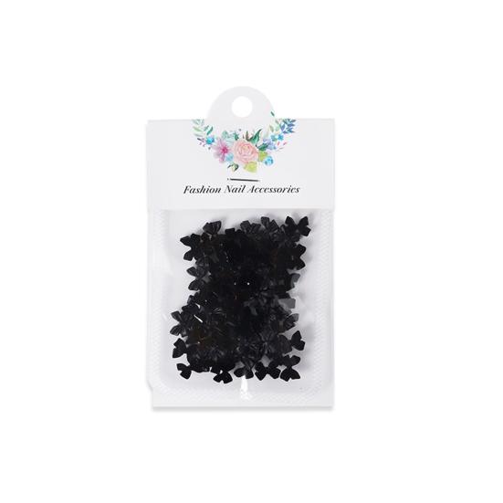 50Pcs Nail Bow Charm Three-dimensional Decorative Resin Exquisite Ornaments Cute Manicure Accessories Store Supply