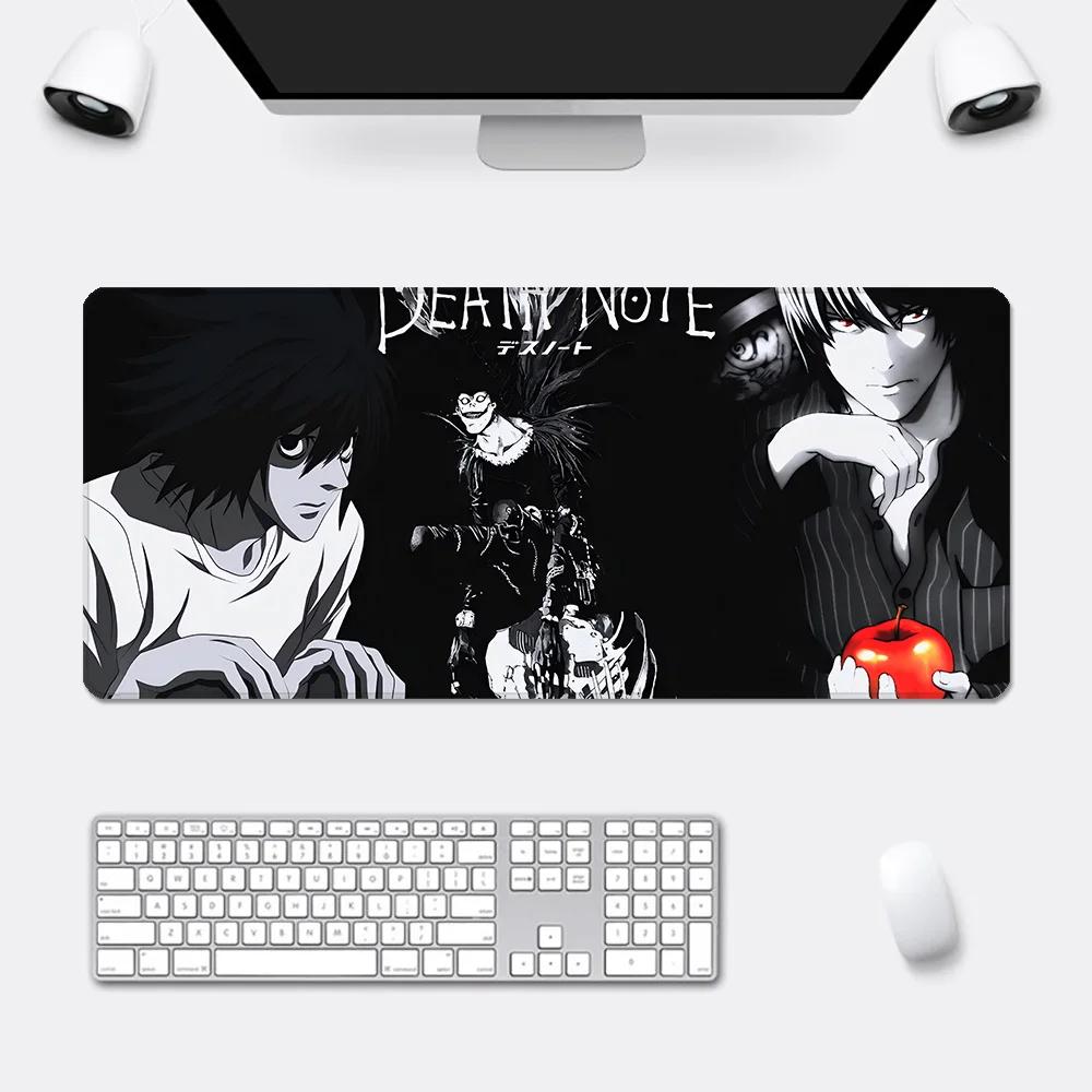 Comics Deaths Notes Anime Mousepad HD Printing Computer Gamers Locking Edge Nonslip Mouse Pad XXLxcm Keyboard PC Desk Pad