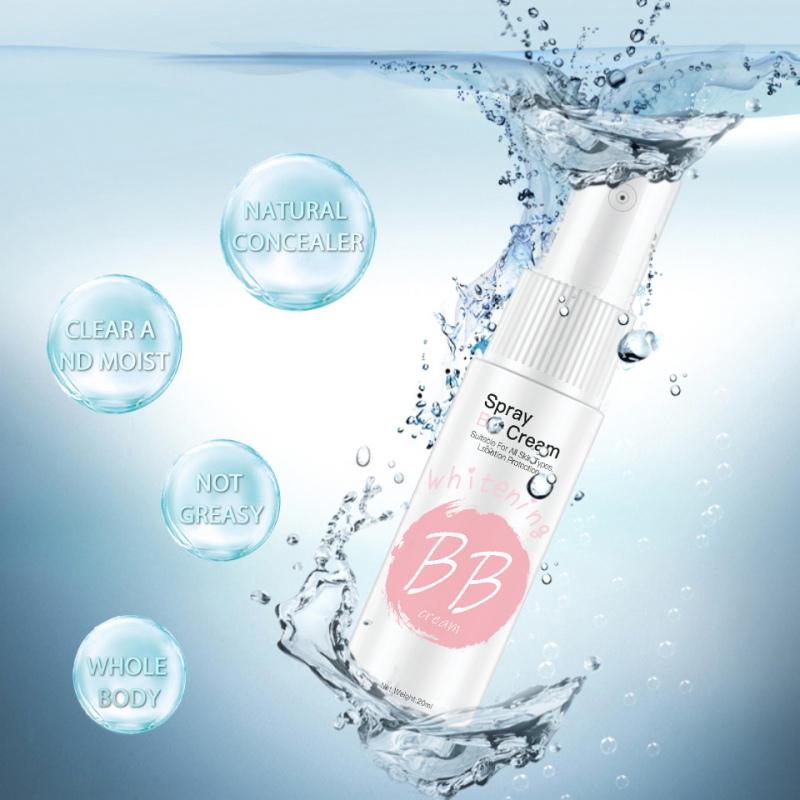 Natural Concealer Moisturizing Spray BB Cream Foundation Whitening Face Makeup Portable Lazy Cosmetics
