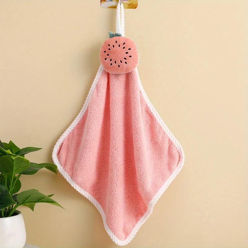 5 шт. Коралловый флис, вешалка для рук, полотенца для детей, детская ванная комната, супер впитывающий носовой платок, банное полотенце, аксессуары