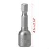 10 Pcs Nut Driver Set 8mm 5/16" Socket Adapter Drill Bit