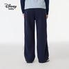 Disney Свободные широкие брюки в лесном стиле для девочек с кружевной аппликацией