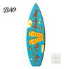 Outdoor Waterproof Sign Hawaiian Surfboard Wall Art, Wooden Tropical Beach Decor Sign, Summer Aloha Theme Hanging Plaque High-density Wood Board