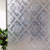 1 рулон непрозрачной матовой оконной пленки и наклейки с ромбовидной сеткой, статическая адсорбция, контроль тепла, съемная для окон спальни/ванной комнаты/двери