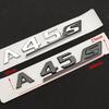 1Pc ABS TURBO 4MATIC Car Trunk Letters Emblem Badge Logo Stickers Accessories For A 35 45 AMG W177 W176 A35 A45 A45S