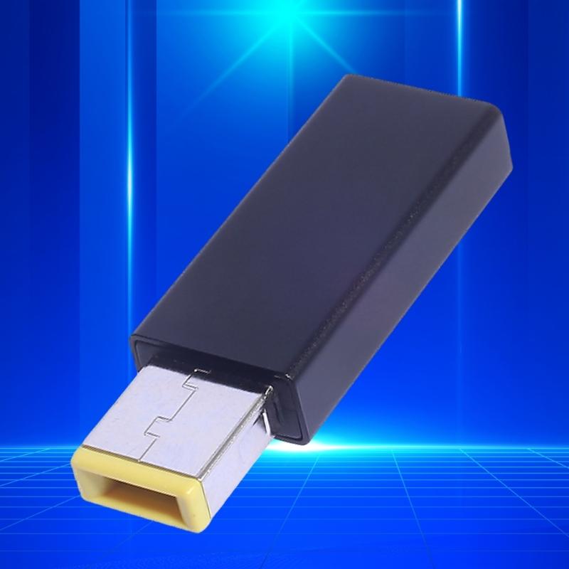 Адаптер-конвертер USB C для быстрой зарядки в квадратный порт, преобразователь Type C в PD100W, легко подключайте несколько устройств