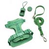 RTS Luxury Dog Harness & Collar Leash Set PVC & Silicone Waterproof for Walking Personalized Features