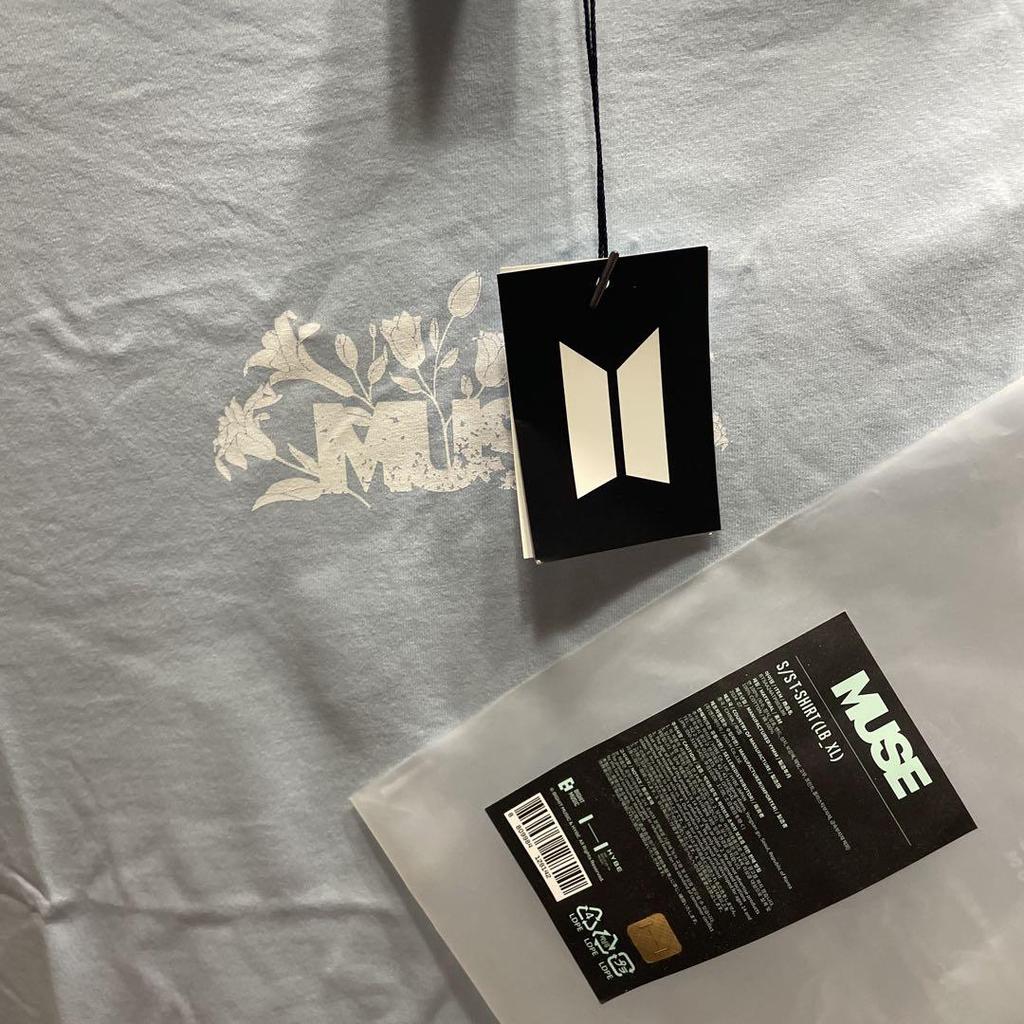 [USED] BTS Jimin MUSE Floral Print T-Shirt LB/XL