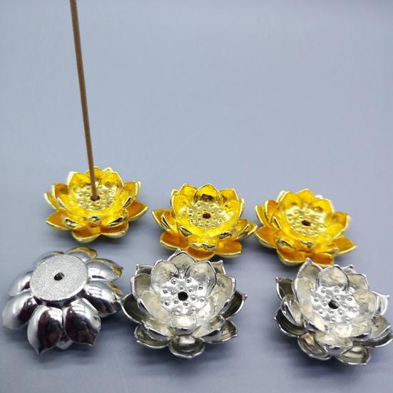 Лотос форма благовония палочка держатель горелки пластина сандалового дерева курильница домашний декор