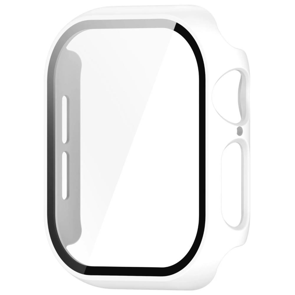 Закаленное Стекло+ПК Чехол Для Apple Watch 10/11 42мм 46мм Защитная Крышка Аксессуары Защита Экрана Чехлы Для Часов Для iWatch Серии 11