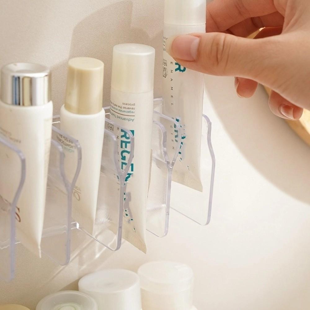 Dual Purpose Facial Cleanser Holder Large Capacity Cosmetics Rack Bathroom Supplies