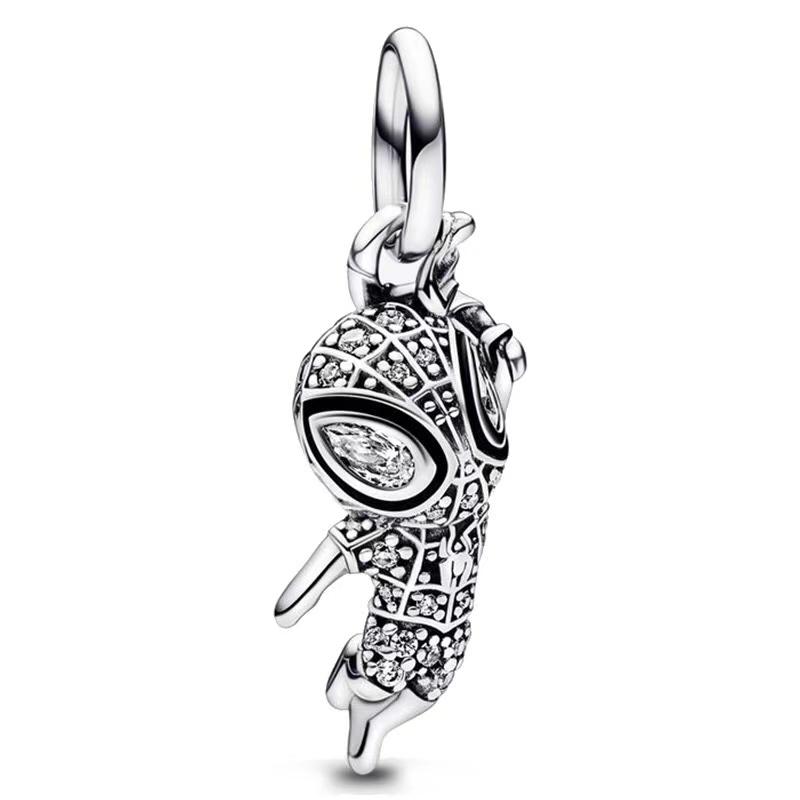 Toys Charm DIY Women Jewelry Gift Iron Man Spider-Man Captain America Beads Fit Original Snake Bracelet Necklace Accessories