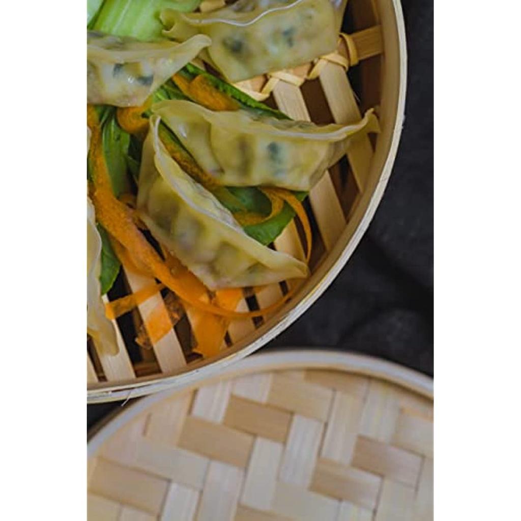 Kitchen Craft, Pure Oriental, бамбуковый восточный контейнер для приготовления на пару, 2 уровня и крышка