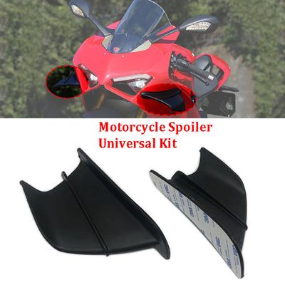 Комплект аэродинамических крыльев для мотоцикла, спойлер, подходит для Ducati 899 959 1198 1198S 1199 1299 Panigale V4 V4S V4R V2 Supersport