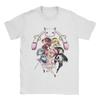 Streetwear Qbey Мультяшная Puella Magi Madoka Magica Футболка Мужская С круглым вырезом Короткий рукав Одежда Милый Аниме Хлопок Летние Топы