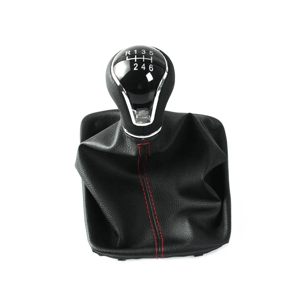 for Seat Leon III MK3 2012-2020 LHD with Shifter Level Stick Gaiter Boot Dust Cover 5/6 Speed Gear Shift Knob New