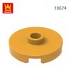 Нетоксичный 281 шт./Лот 18674 Круглый 2 x 2 С Открытым Штырьком Блок Moc Цветные Аксессуары Совместимые С Кирпичиками Детские Игрушки Деталь для Сборки