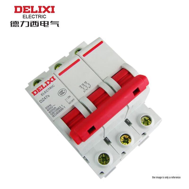 Delixi DZ47s C-Type 3P 63A Miniature Circuit Breaker