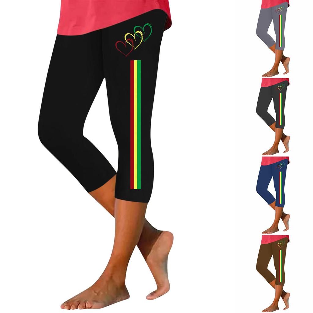 Леггинсы для женщин, хлопок, стрейч, с высокой талией, женские капри на лето, наряд на июнь