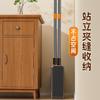 Foldable Dustpan Broom Set Home Cleaning Heavy-Duty Plastic Stainless Steel Hair-Resistant Scoop