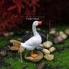 26Pcs Miniature Fairy Ducks Figurines Decoration Resin Tiny Ornament for Mini Garden Landscape Statues, Table, Kid Room Decoration