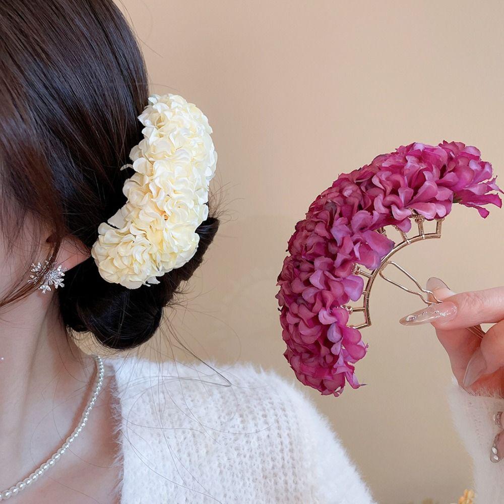Sweet Chinese Style Side Clip Fairy Bride Hair Accessories Headdress Thai Hairpin Female