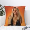 Karol G Tropicoqueta New Album Pillowcase Polyester Cushion Cover Decor Verano Rosa Throw Pillow Case Cover Home Square 40X40Cm