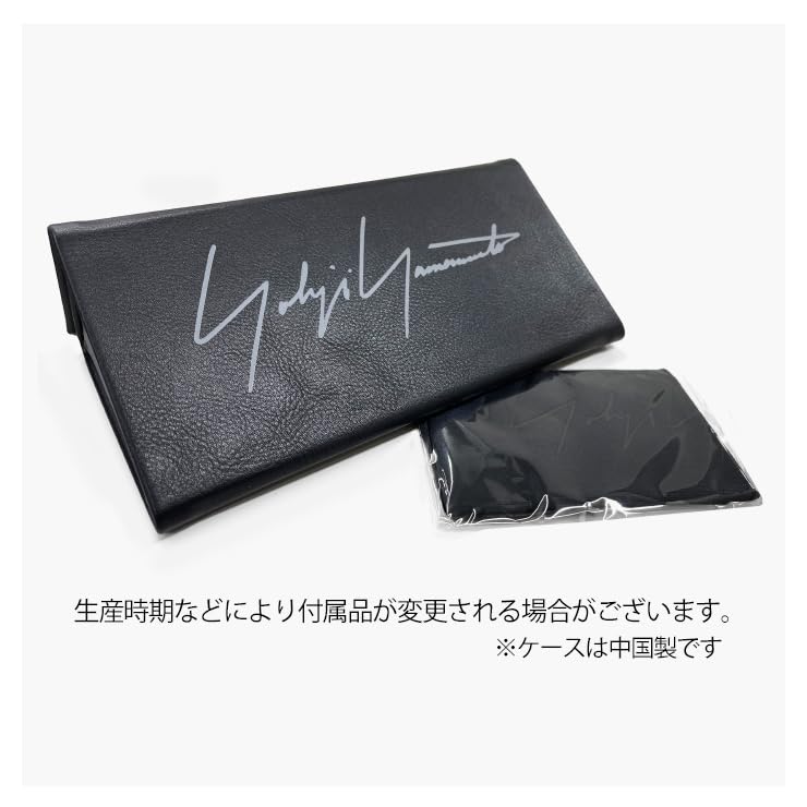 Очки Yohji Yamamoto Сделано в Японии 1 c01 49мм Очки Yohji Yamamoto Бренд Тип Бостон Бета-Титан Черный Черная Оправа Черная Оправа Сделано в Сабаэ Демка