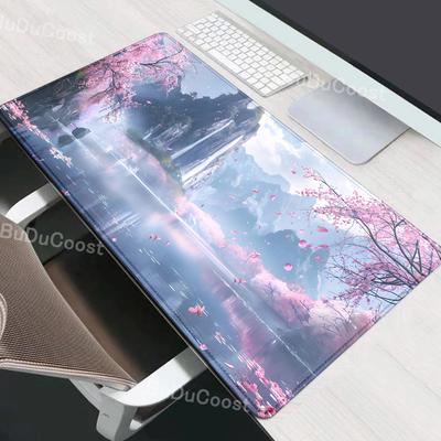 Коврик для мыши Игровой Сакура Японская Вишня XL Дом Новый HD-коврик для мыши XXL Коврик для клавиатуры Нескользящий Офисный Ковер Коврик для мыши ноутбука