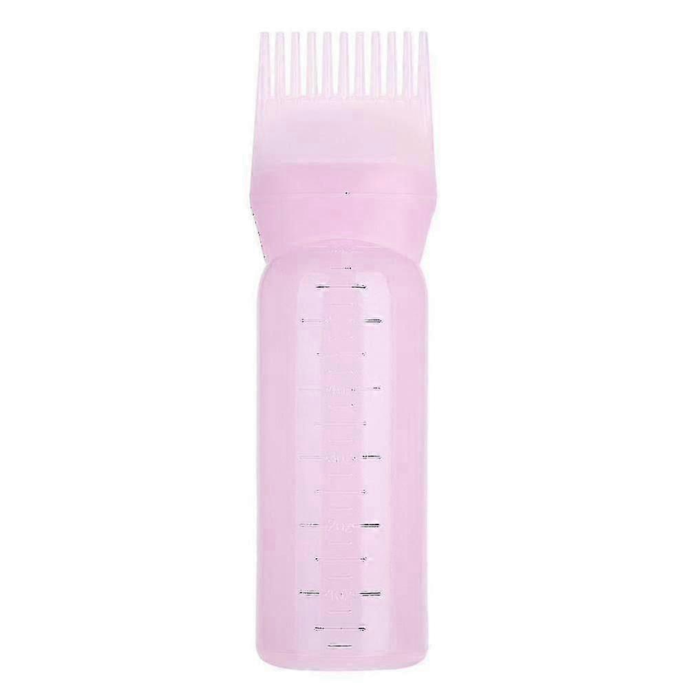 Root Comb Applicator Bottle for Hair Dye with Brush and Graduated Scale for Precision Application