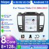 Carplay 4G 9,7-дюймовый экран в стиле Tesla 2Din Android 13 автомобильное радио для Nissan Tiida C11 2004-2013 интеллектуальный экран мультимедийный проигрыватель GPS стерео