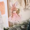 Cartoon Christmas Rabbit Ears Angel Dolls Festival Handmade Angel Girl Hanging Pendant Cute Christmas Tree Decoration