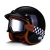 3C Certified 3/4 Motorcycle Helmet Winter Warm Adults Electric Bike DOT Approved