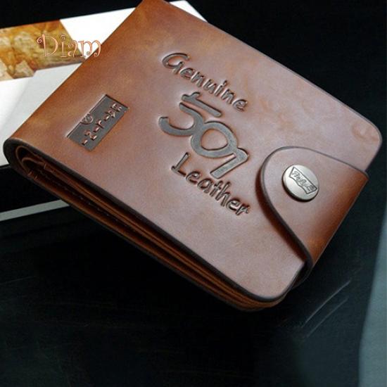 Мужской кошелек GQ из искусственной кожи, двойной кошелек, чехол для денег, тонкий кошелек для монет, карман