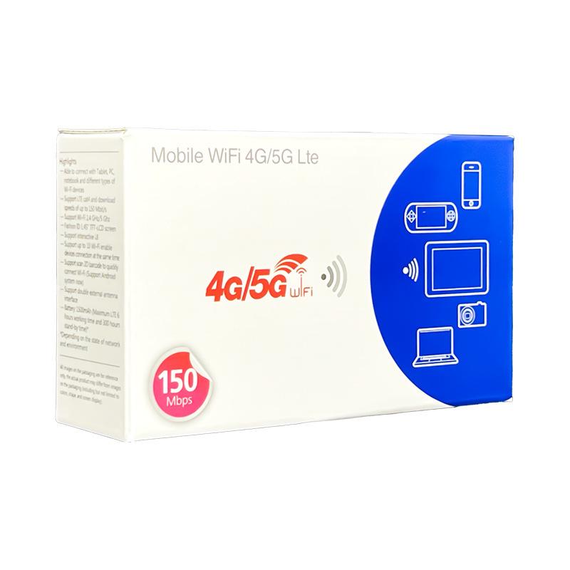 Портативный MiFi-роутер 4G/5G LTE с цветным экраном и слотом для SIM-карты