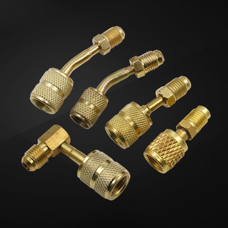 R22 К R410 Трубка из фторида для кондиционирования воздуха Труба высокого давления для фреона Адаптер для холодильника Трубка для добавления жидкости Инструмент Аксессуары