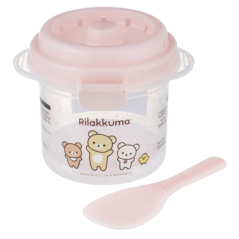 Микроволновая рисоварка Skater, рисоварка на 1 чашку с крылом для сушки, 640 мл, Rilakkuma UDG1
