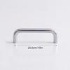 64mm-320mm Solid Stainless Steel U Type Cabinet Handles Drawer Door Knobs Pulls Furniture Wardrobe Cupboard Doors Bar Handles